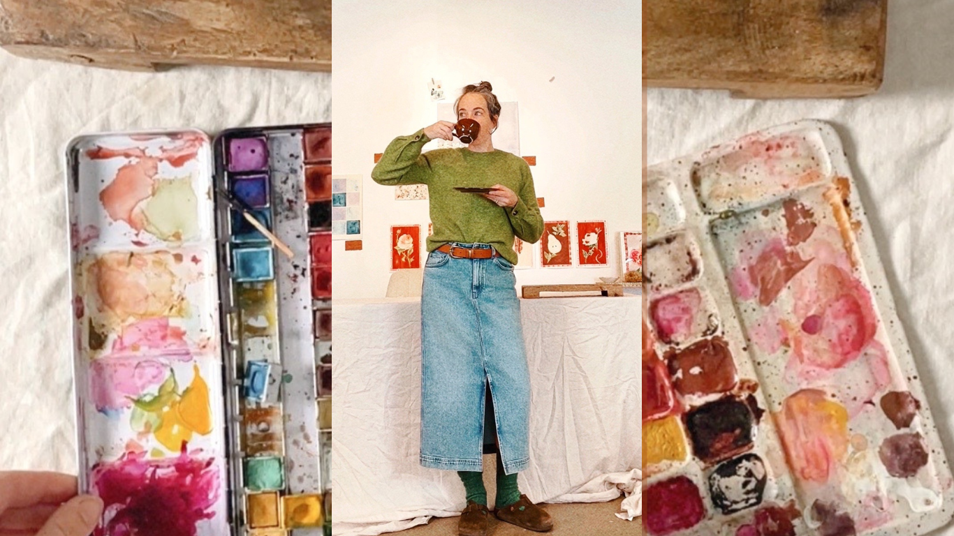 Austin TX Watercolor Workshops by Jaime Reynolds boost creative confidence.