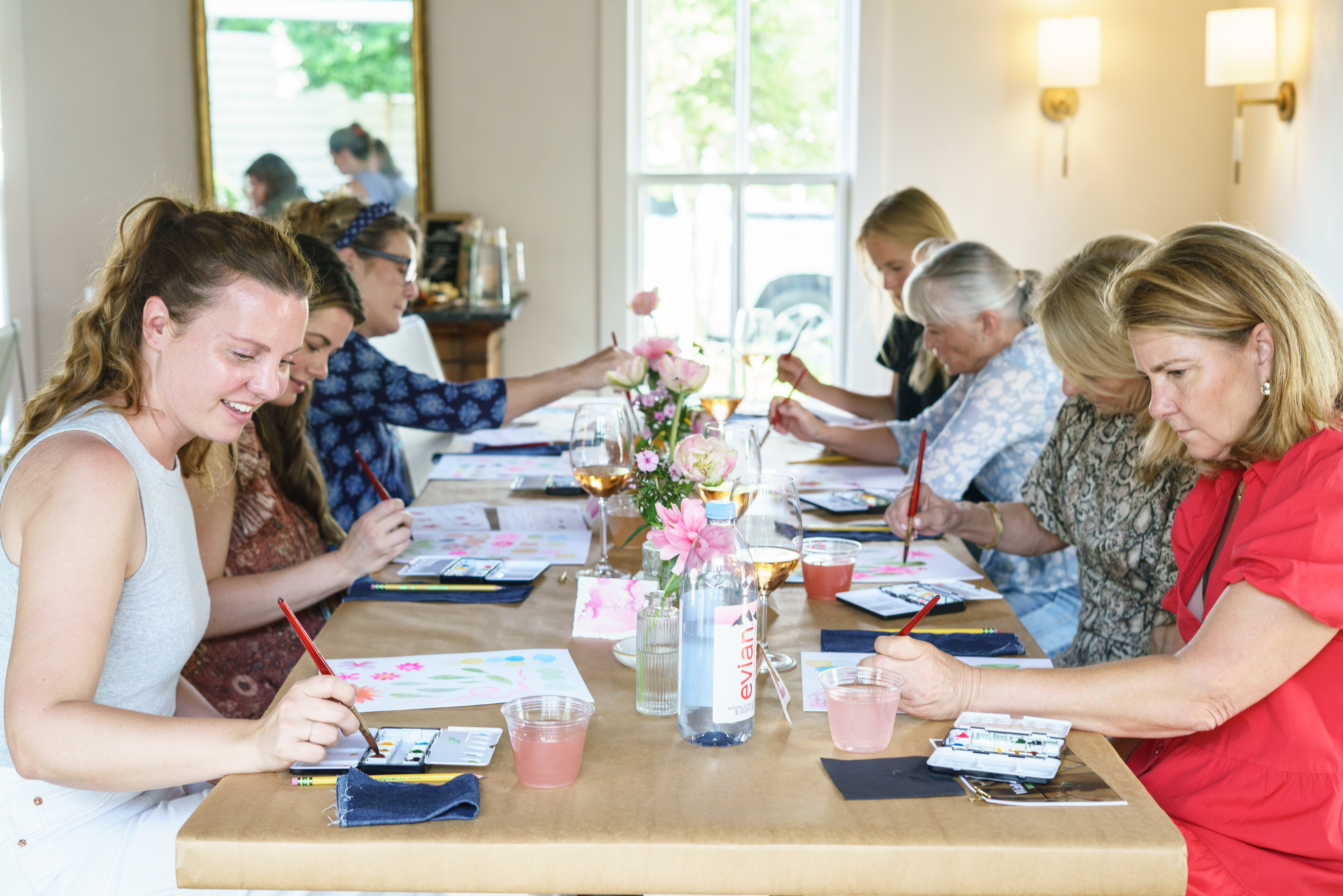 Austin watercolor classes taught by Jaime Reynolds at Thompson + Hanson Austin